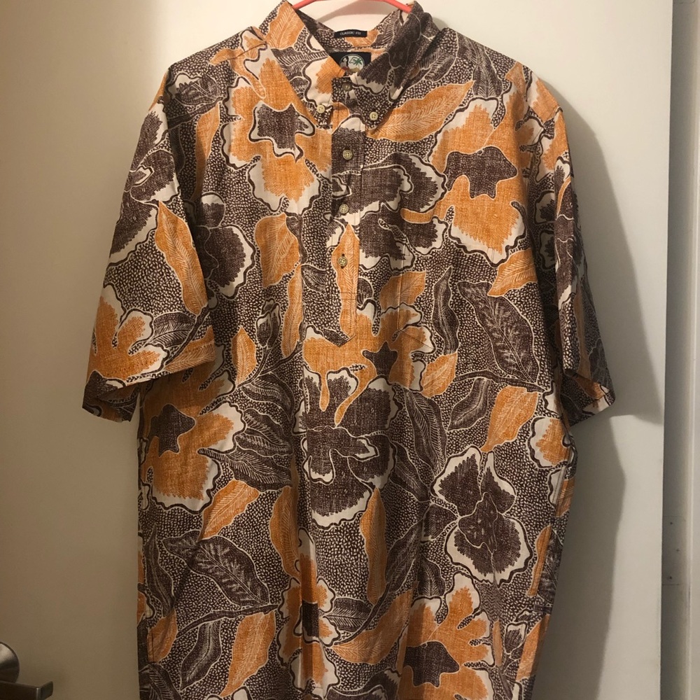 NWT! Reyn Spooner men’s pullover 2XL rust